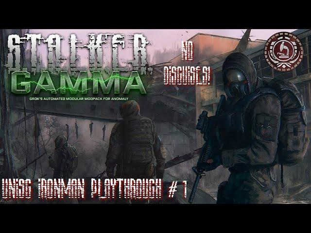 #1 Journey to The Dead City | UNISG Ironman Playthrough (No Disguises) | STALKER GAMMA INVERNO