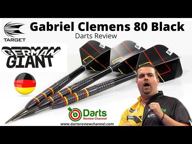 Target German Giant Gabriel Clemens 80 Black Darts Review