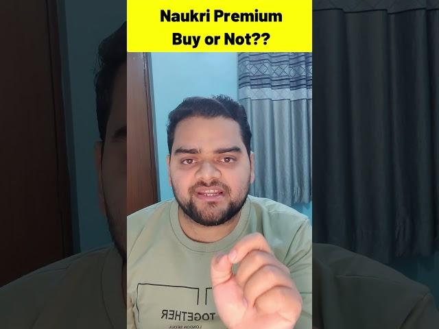 Naukri premium subscription buy or not?? #powerbi #learnwidgiggs