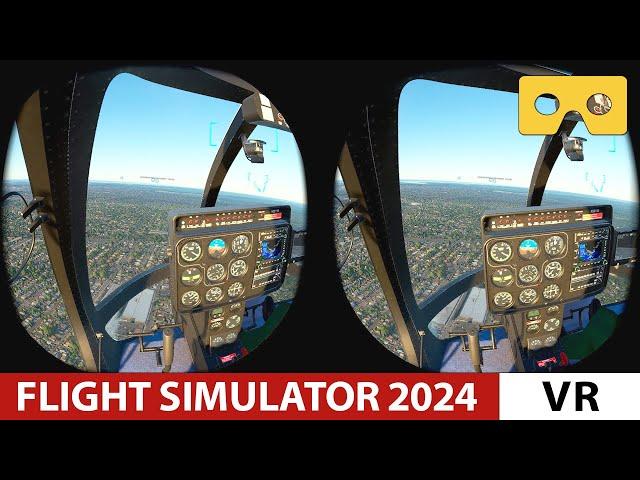 Microsoft Flight Simulator 2024 - VR SBS 3D Video