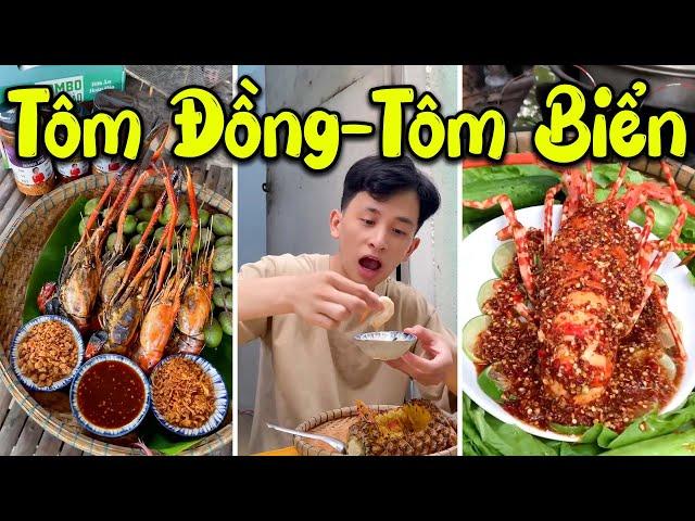 Mukbang Đủ Loại Tôm Từ Trên Đồng Xuống Dưới Biển Ngon Bá Cháy | Phúc Nhọn