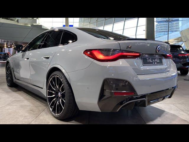 2023 BMW i4 M50 G26 in M Brooklyn Grau + M Carbon #bmwwelt