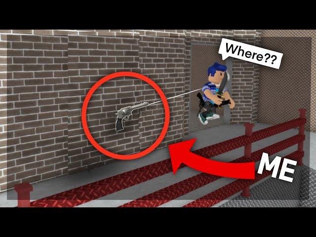 I was INVISIBLE in roblox murder mystery 2… (mm2)