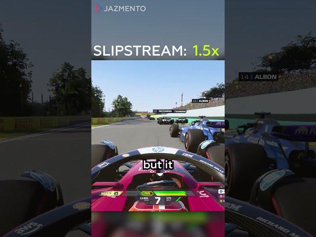 The SLIPSTREAM increases after every corner... #f1 #automobile #motorsport