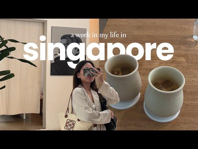 a week in my life in Singapore | 9-6 work, coffee, shopping & a lot of eating