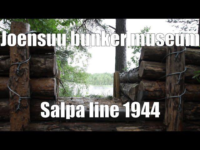 Joensuu Bunker Museum - Photo Show of WW2 Defence Line - Trenches MG Gun Positions Bunkers