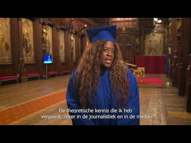 VUB Alumna Candice over Communicatiewetenschappen