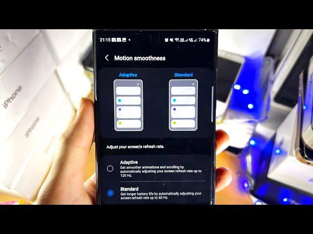 How To Change Refresh Rate on Samsung Galaxy S23 Ultra (120hz-60hz)