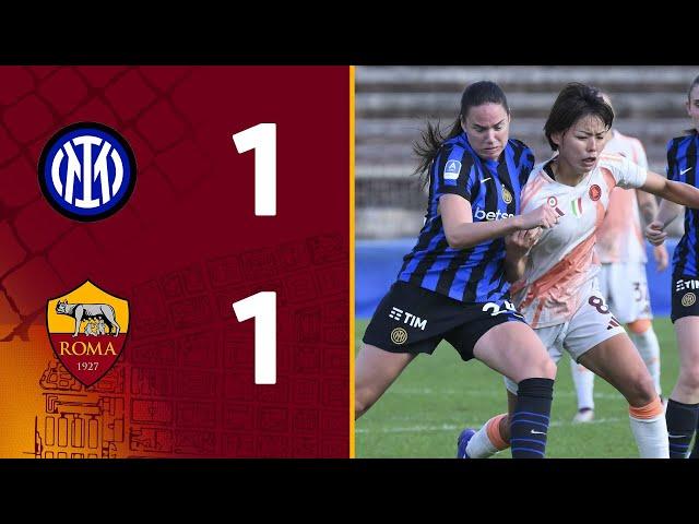 INTER 1-1 ROMA | SERIE A FEMMINILE 2024-25