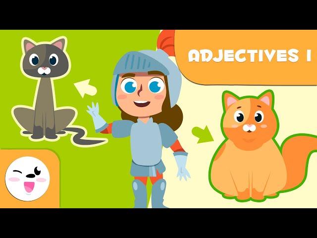 ADJECTIVES  Animals  Vocabulary for Kids  Episode 1