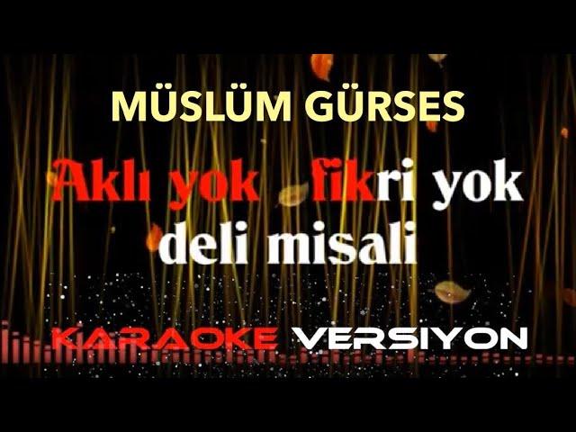 Aklı Yok Fikri Yok - (KARAOKE)