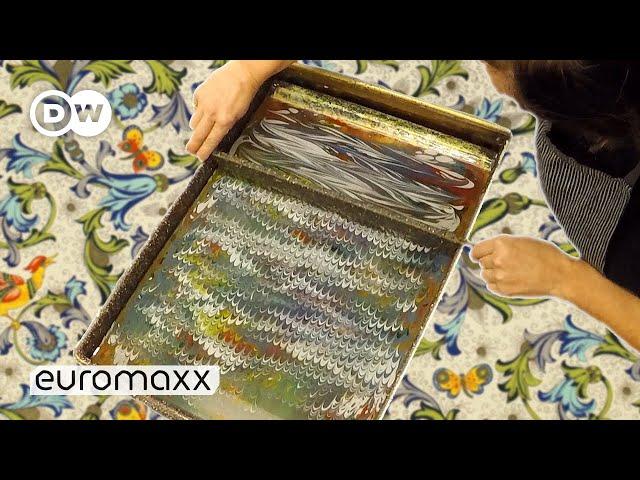 The Forgotten Tradition Of Making Marbled Paper By Hand