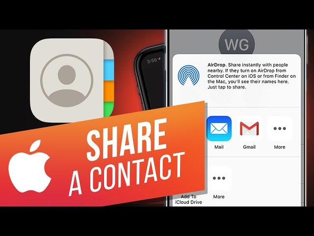 How to Share a Contact Over Text Message on the iPhone | Send Phone Contacts via iMessage