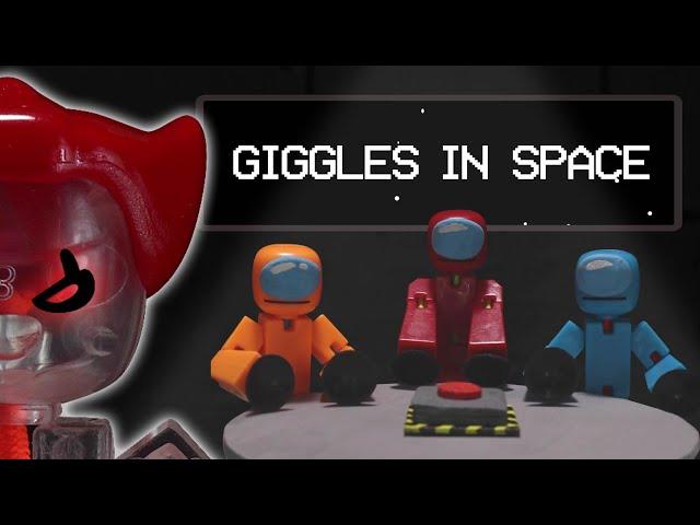 Giggles Plays Among Us! | Stikbot Central Originals