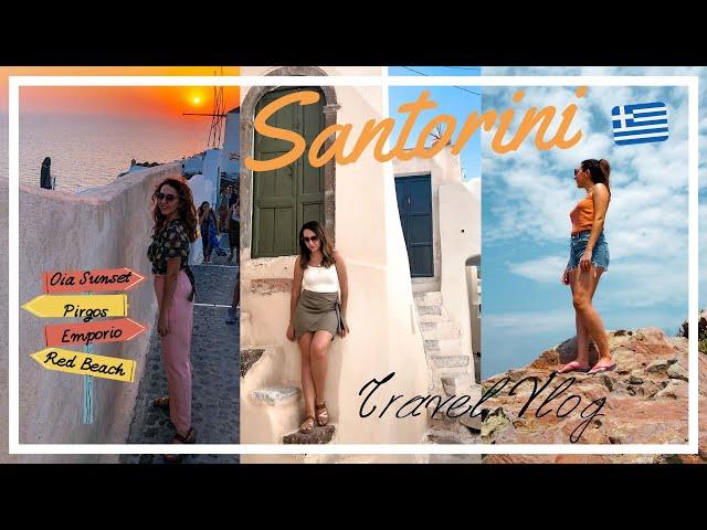 GREECE Summer Vlog 2019:Villages of SANTORINI and Sunset in Oia,part 3 #Santorini |Olga-Maria Riante