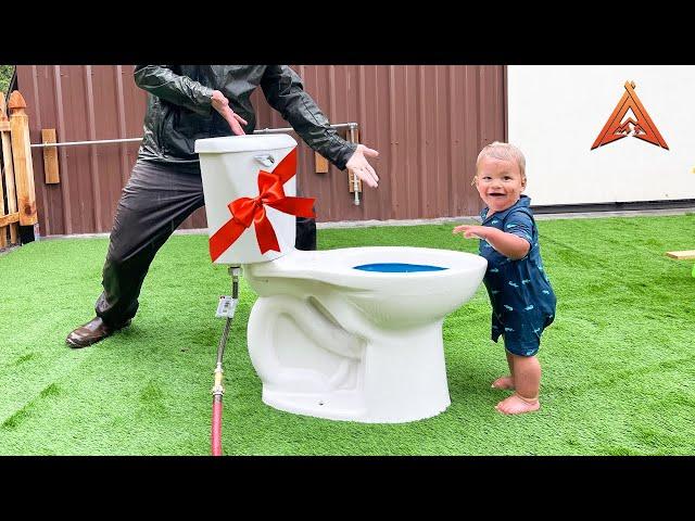 Giving My Toddler a Toilet for His 1ST Birthday