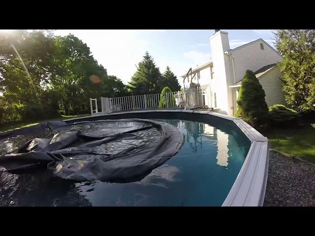 Opening my above ground pool