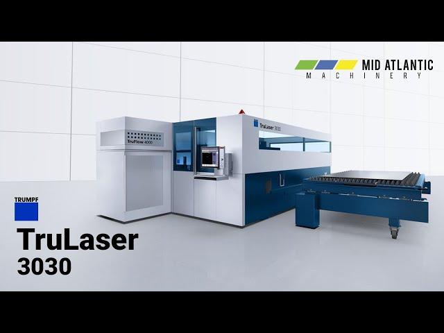 TRUMPF TruLaser 3030 fiber High Performance Production Cell | Mid Atlantic Machinery