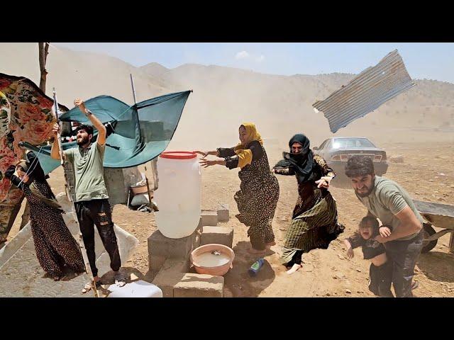 Terrible Storm: Ali and Akram's challenges on the way to building shelters and maternal abuse