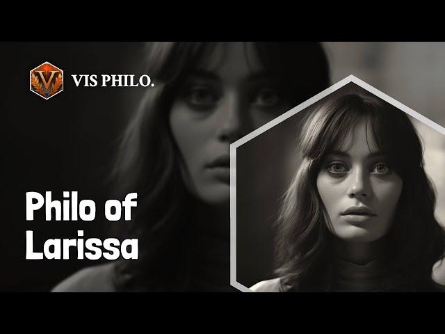 Who is Philo of Larissa｜Philosopher Biography｜VIS PHILOSOPHER