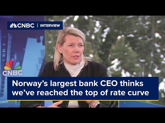 DNB CEO Kjerstin Braathen: There are many signs that we have reached top of the rate curve