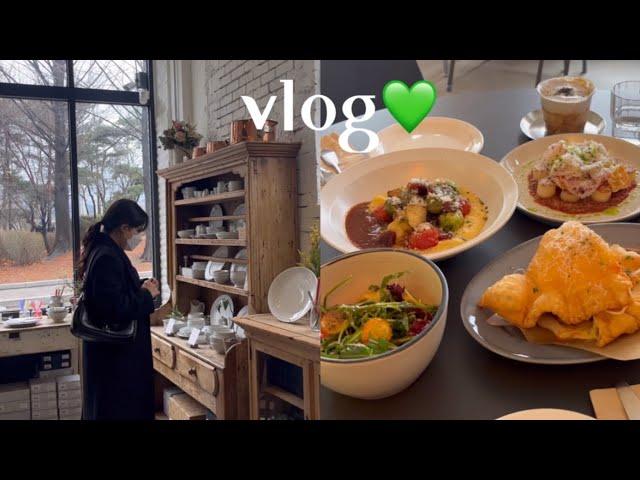 [vlog] 휴일 브이로그 | 양재플랫오, 파티스리크레미엘, 이노메싸, 신용산우대양곱