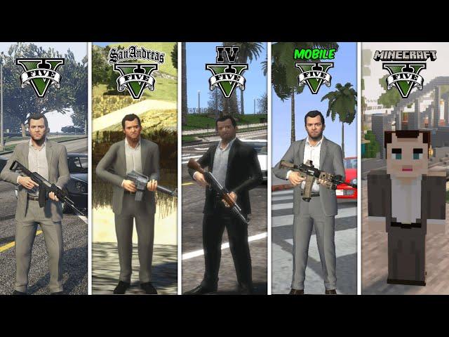 Comparison Of All Versions Of GTA 5