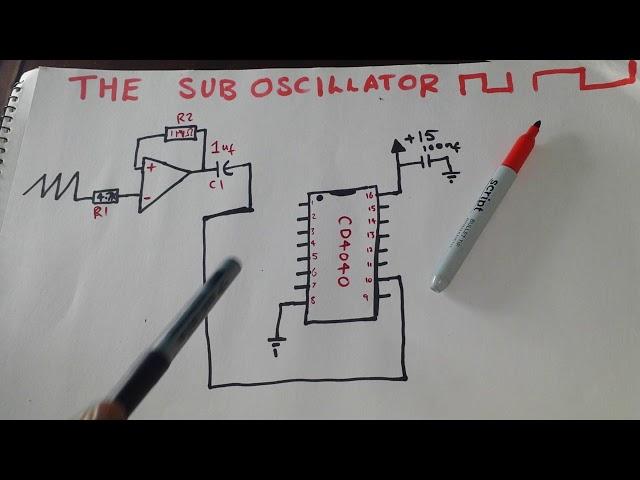 DIY analog synth project Tutorial Part 19 ( The Sub oscillator )