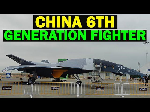 China 6th Generation Fighter Jet White Emperor Emerg at Zhuhai Airshow