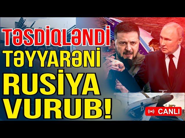 TƏCİLİ: Təyyarəni Rusiya VURUB - ŞOK FAKTLAR - Xəbəriniz Var? - Media Turk TV