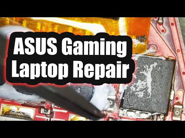 Another Asus Gaming laptop not powering on - Motherboard repair