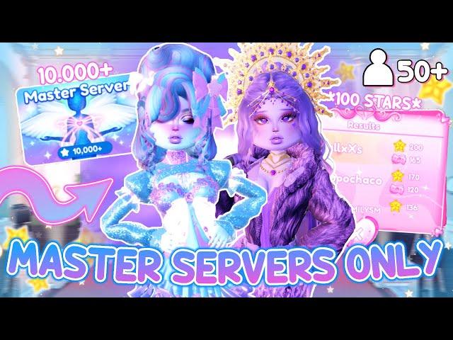 Only Playing in *MASTER SERVERS* in Dress To Impress! (50 PLAYERS) | Roblox