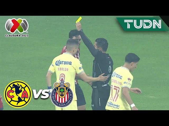 ¿Era de amarilla? Briseño en desventaja | América 0-0 Chivas | CL2023 - Semis | TUDN