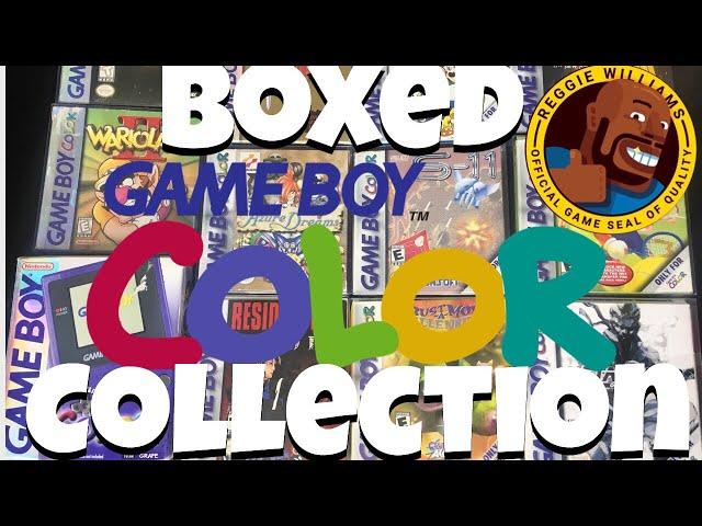 Boxed GameBoy color collection