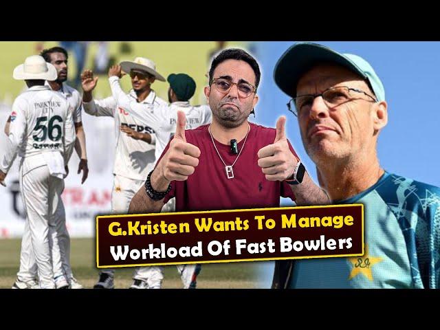 Gary Kristen wants to manage workload of fast bowlers ahead of Champions Trophy 2025