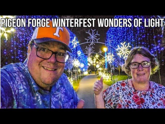 2024 Pigeon Forge Winterfest Wonders of Light Walking Trail / Free Thing's To Do In The Smokies