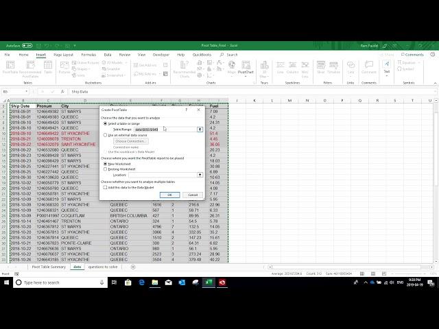 Pivot Table for Accountants