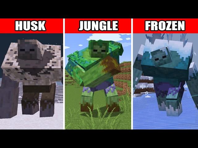 I KILLED ALL MUTANT Bosses in Minecraft Survival 2024!