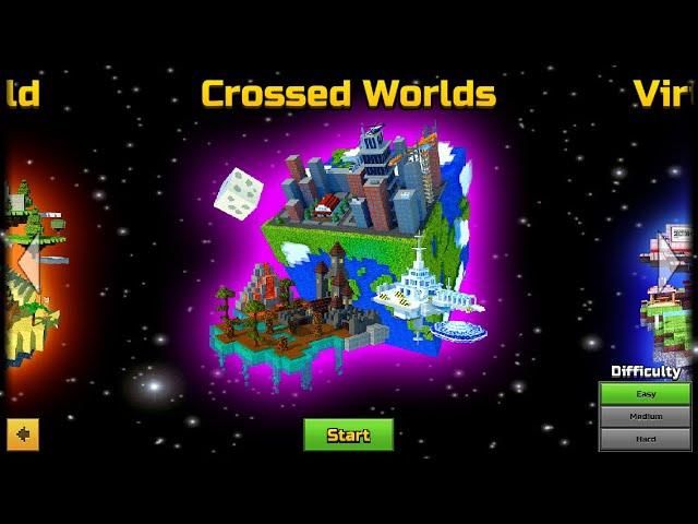 Pixel Gun [19] - All Secret Coins and Gems in Campaign Pt 3: Crossed Worlds
