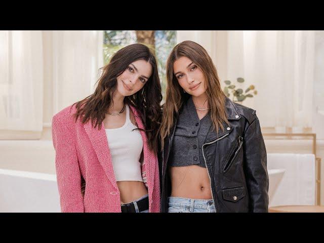 Emily Ratajkowski & Hailey Bieber make martinis & snack on some nachos | WHO'S IN MY BATHROOM?