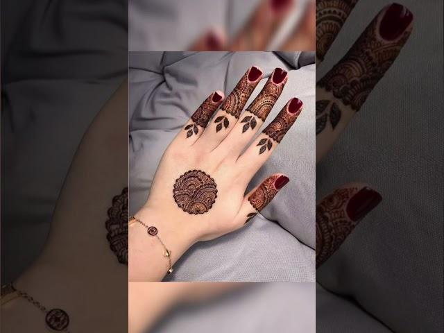 Easy back hand mahendi designs || Simple & beautiful mahendi design || Finger mahendi designs #henna