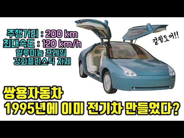 1995년에 이미 전기차를 만들었던 쌍용자동차