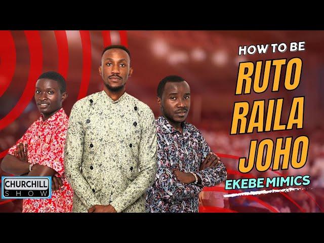 This IMPRESSION of Joho, Ruto and Raila will leave you on the FLOOR- EKEBE MIMICS