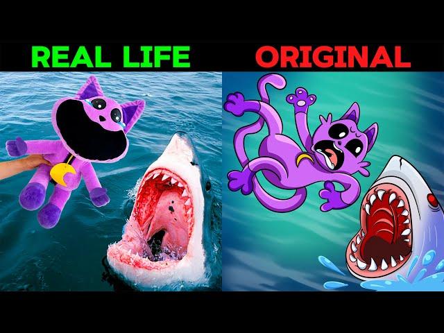 The Best TikTok of CatNap | REAL LIFE vs ORIGINAL | Poppy PlayTime Chapter 3