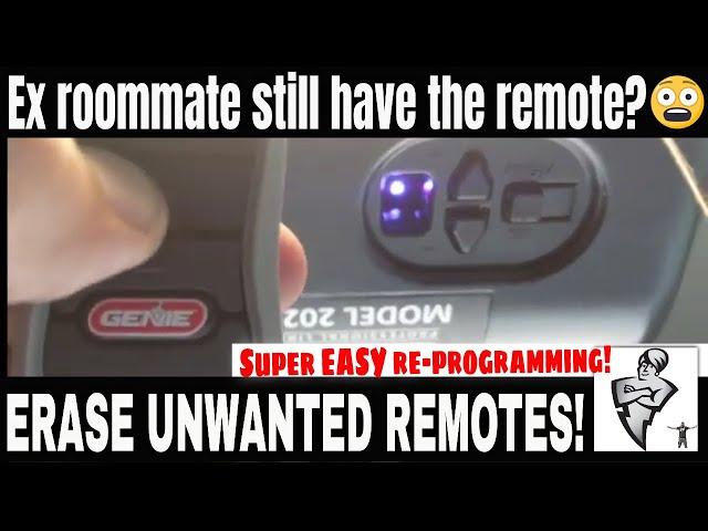  Easy How-To Erase and Reprogram Genie Garage Door Remotes and Keypad