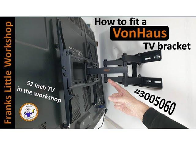 Fitting a TV bracket VonHaus #3005060