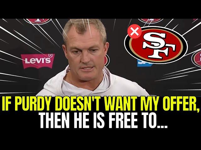 SHOCKING! AFTER THIS, HE'D BETTER PACK HIS BAGS AND LEAVE! BRUTAL SITUATION! 49ERS NEWS