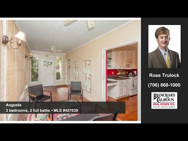 Homes for sale Augusta GA $220,000 Blanchard & Calhoun