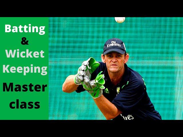 Batting and Wicket Keeping Masterclass with Adam Gilchrist - Cricket Tips