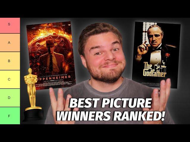 Best Picture Winners Ranked! (TIER LIST)